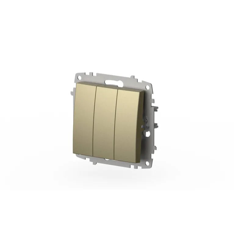 Выключатель трехклавишный ELBI Zena Vega 609-011400-254 в Нижнем Новгороде