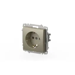 Розетка с заземлением ELBI Zena Vega 609-011400-217