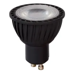 Лампа светодиодная диммируемая Lucide GU10 5W 3000K черная 49006/05/30