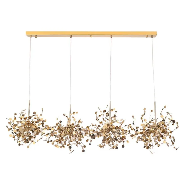 Подвесной светильник Crystal Lux GARDEN SP3х4 L1600 GOLD в Нижнем Новгороде