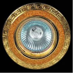 Встраиваемый светильник Reluce 01021-9.0-001AK MR16 SG+GD