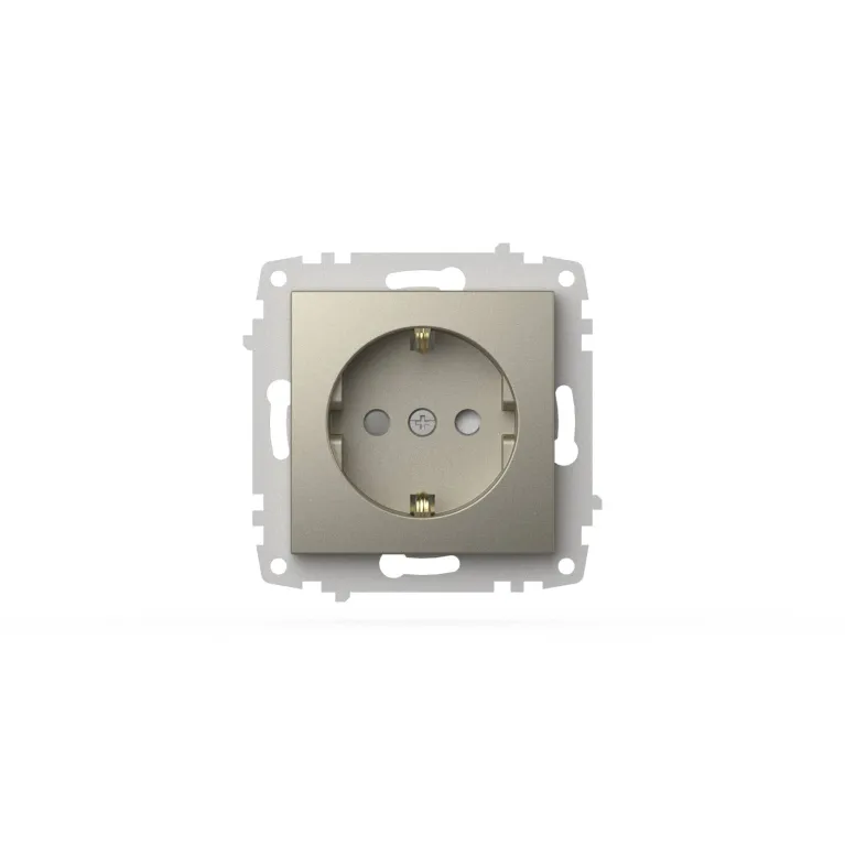 Розетка с заземлением и защитой от детей ELBI Zena Vega 609-011400-243 в Нижнем Новгороде