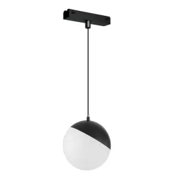Трековый магнитный светильник Arlight MAG-VIBE-EMISFERO-HANG-R100-6W Day4000-MIX (BK, 130 deg, 48V,