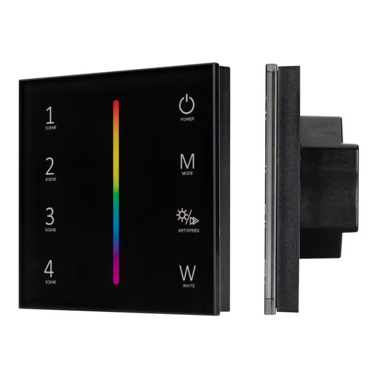 Панель Arlight Smart-P22-RGBW-G-IN Black (12-24V, 4x3A, Sens, 2.4G) 033766 в Нижнем Новгороде