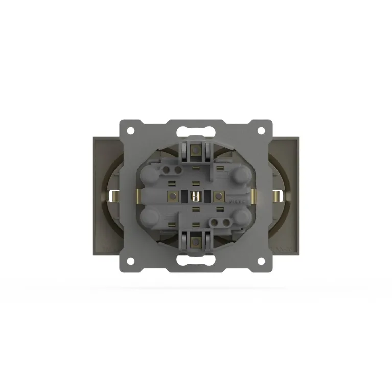 Розетка двухместная с заземлением ELBI Zena Vega 609-011400-907 в Нижнем Новгороде