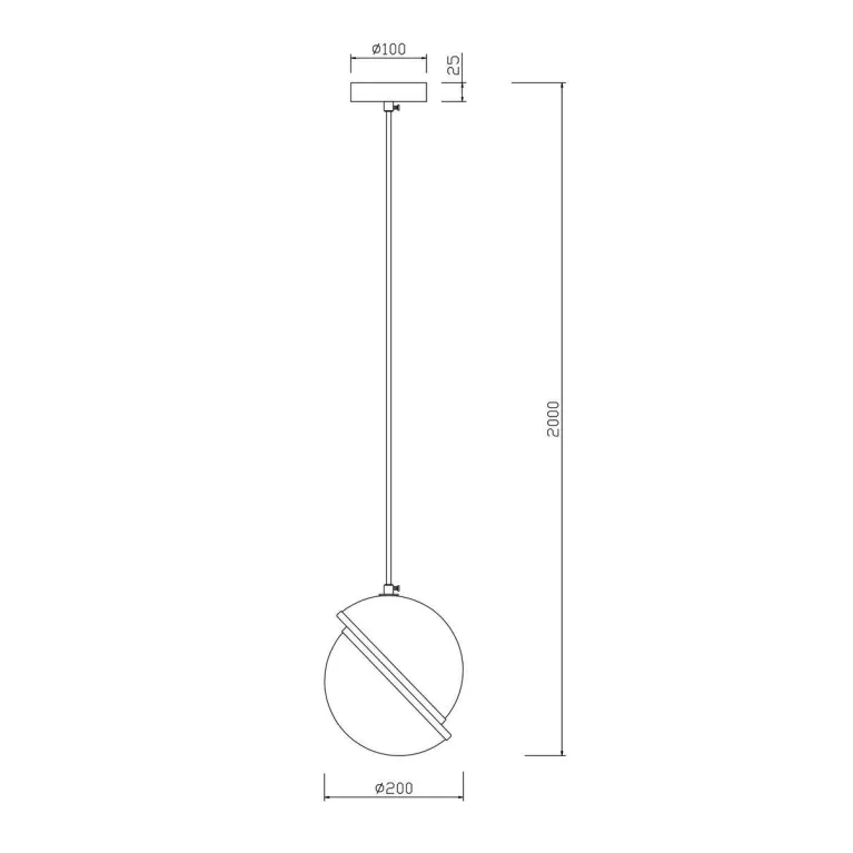 Подвесной светильник Freya Element FR5181PL-01CH в Нижнем Новгороде