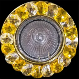 Встраиваемый светильник Reluce 01714-9.0-001MN MR16 GD/CL+YL