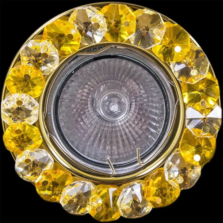 Встраиваемый светильник Reluce 01714-9.0-001MN MR16 GD/CL+YL в Нижнем Новгороде