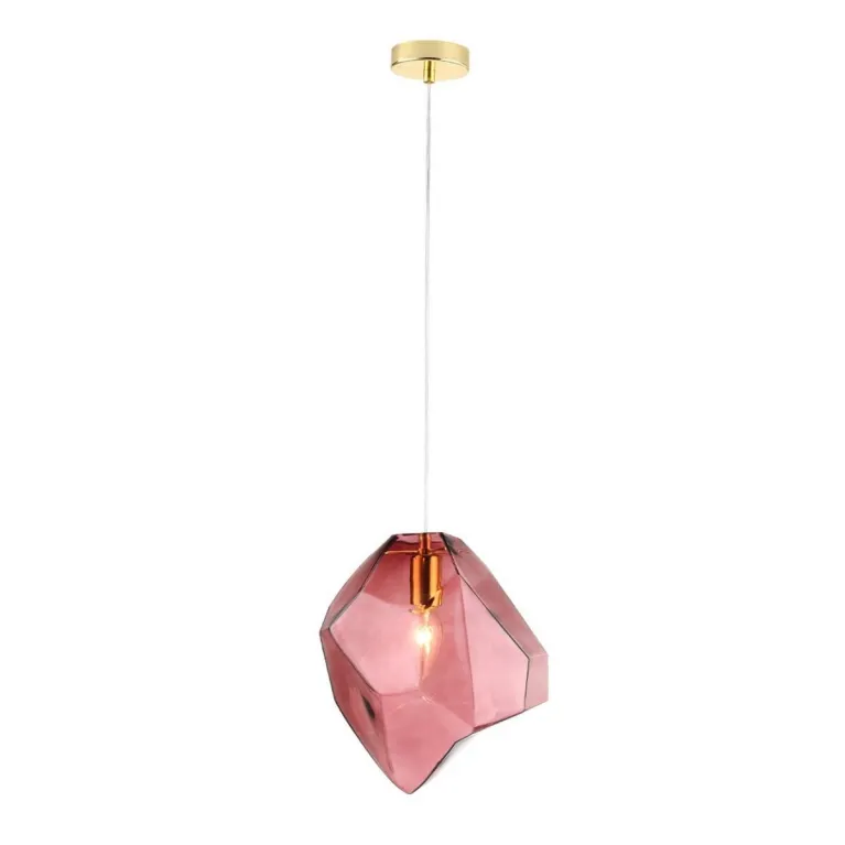 Подвесной светильник Crystal Lux NUESTRO SP1 GOLD/PINK в Нижнем Новгороде