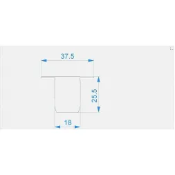 Заглушка Deko-Light End Cap P-ET-03-10 Set 2 pcs 978260
