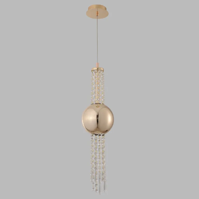 Подвесной светильник Crystal Lux NAVAJO SP3W LED GOLD в Нижнем Новгороде