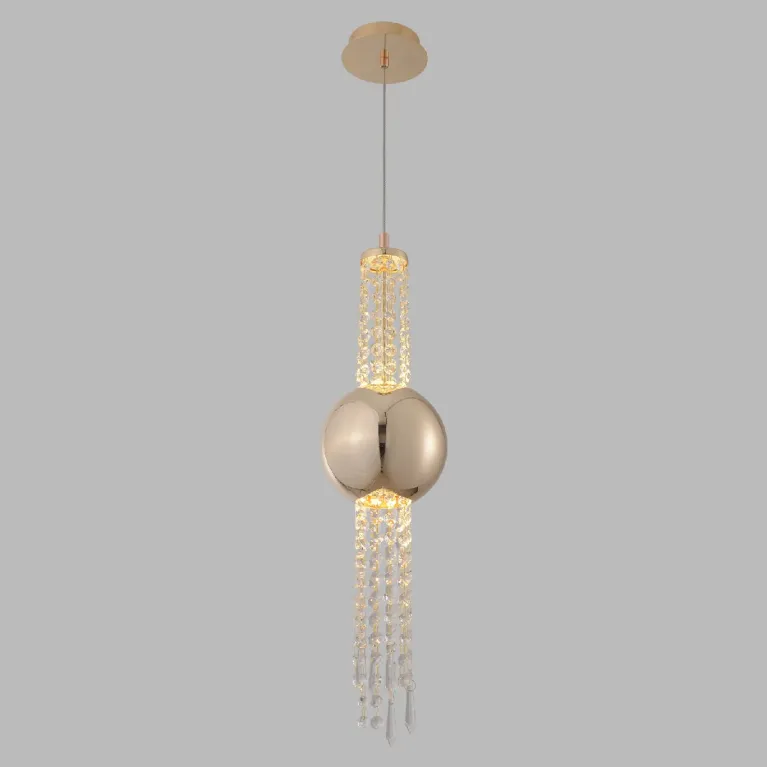 Подвесной светильник Crystal Lux NAVAJO SP3W LED GOLD в Нижнем Новгороде