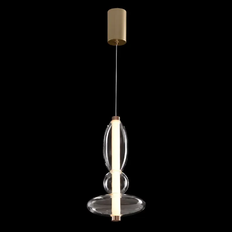 Подвесной светильник Crystal Lux QUASAR SP10W LED TRANSPARENT в Нижнем Новгороде
