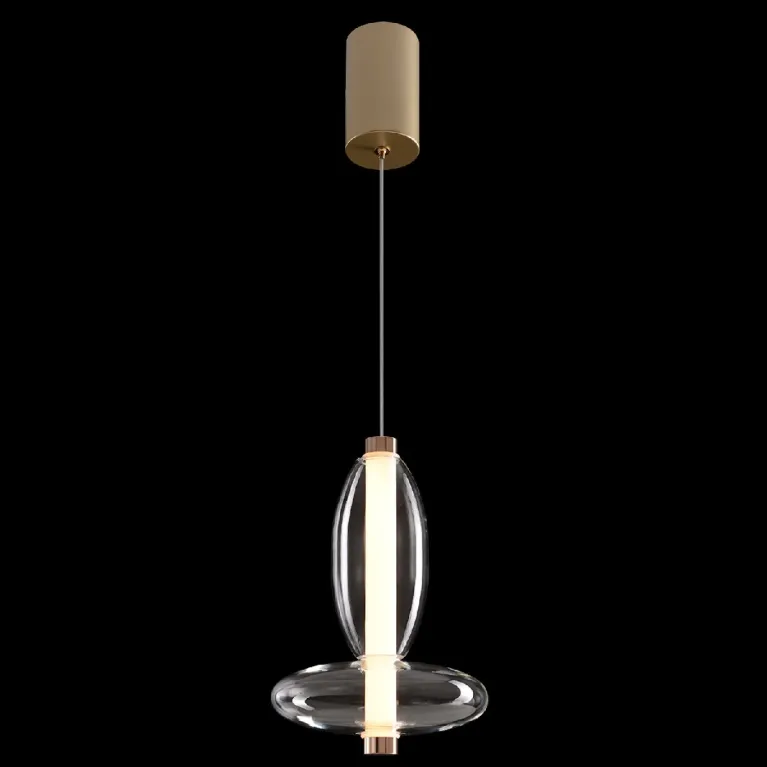Подвесной светильник Crystal Lux QUASAR SP7W LED TRANSPARENT в Нижнем Новгороде