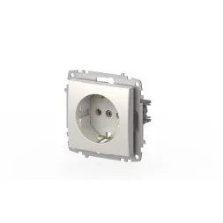 Розетка с заземлением ELBI Zena Vega 609-012500-217