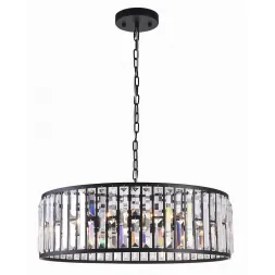 Подвесная люстра Lumien Hall Кароль 0003/8P-BK-CL