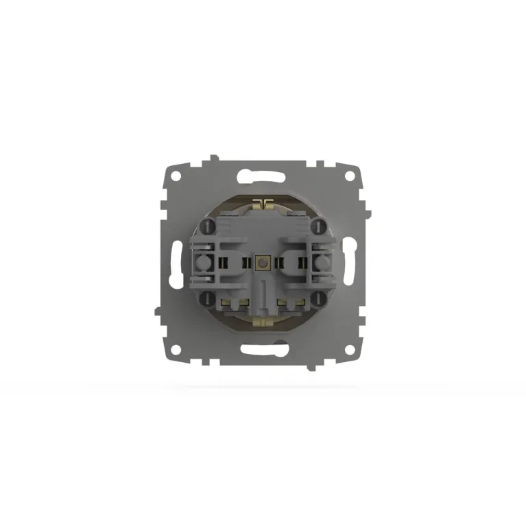 Розетка с крышкой и заземлением ELBI Zena Vega 609-012500-218 в Нижнем Новгороде