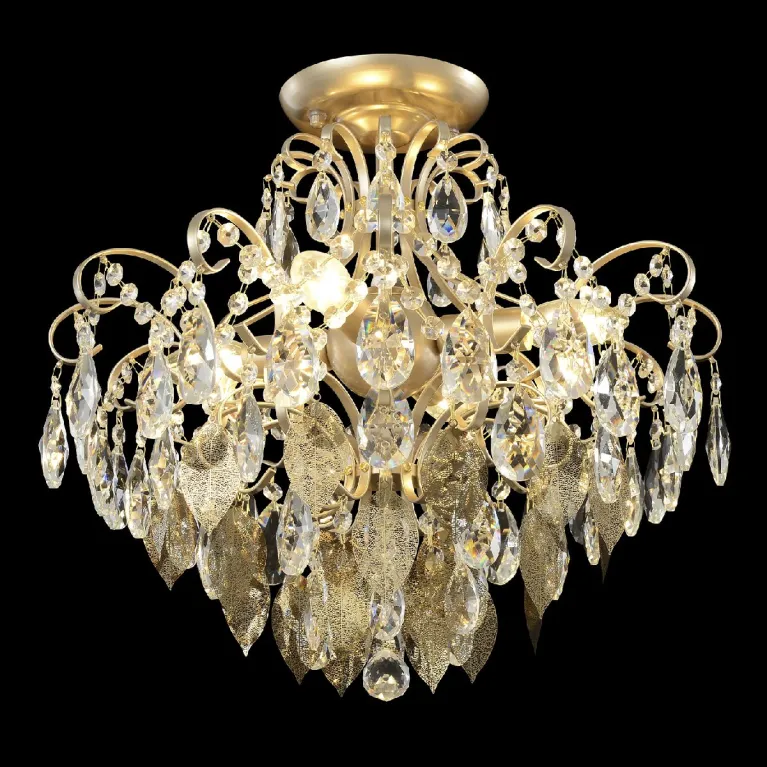 Потолочный светильник Crystal Lux ESMIRALDA PL4 GOLD в Нижнем Новгороде