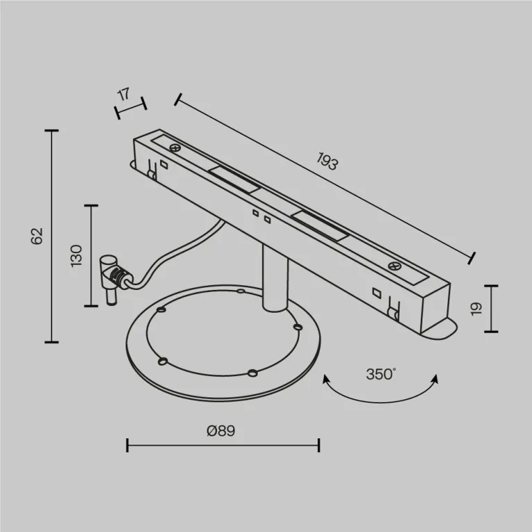 Коннектор для Яндекс Станции Мини Maytoni Exility TRA034CVC-B в Нижнем Новгороде