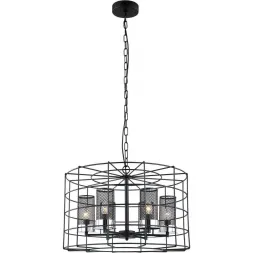Подвесная люстра Lumien Hall Корин 4012/6P-BK-CR