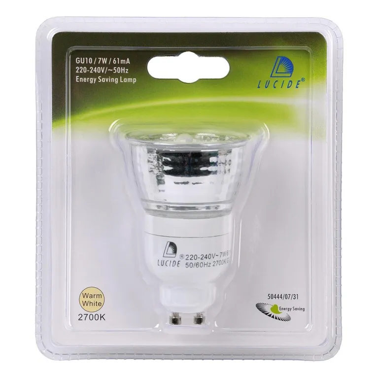 Лампа люминесцентные Lucide GU10 7W 2700K прозрачная 50444/07/31 в Нижнем Новгороде