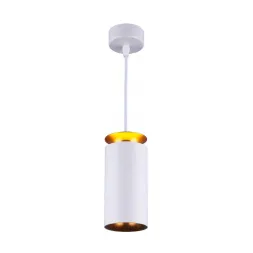 Подвесной светодиодный светильник Elektrostandard DLS021 9+4W 4200К белый матовый/золото 46903891442