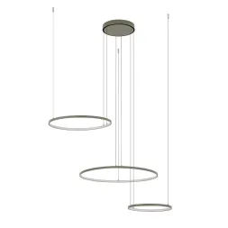 Подвесная люстра Nowodvorski Circolo Led M Silk Oliv E 11398