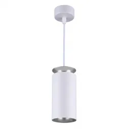 Подвесной светодиодный светильник Elektrostandard DLS021 9+4W 4200К белый матовый/серебро 4690389144