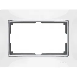 Рамка Snabb для двойной розетки белый WL03-Frame-01-DBL-white 4690389073137
