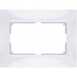 Рамка Snabb для двойной розетки белый basic WL03-Frame-01-DBL-white 4690389117008
