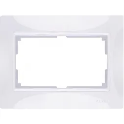 Рамка Snabb для двойной розетки белый basic WL03-Frame-01-DBL-white 4690389117008