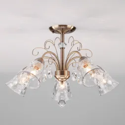 Потолочная люстра Eurosvet Norene 30157/5 античная бронза