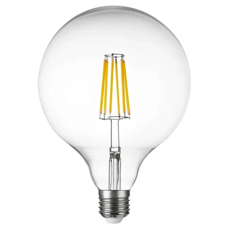 Лампа светодиодная филаментная Lightstar LED Filament E27 10W 3000K груша прозрачная 933202 в Нижнем Новгороде