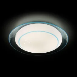 Потолочный светодиодный светильник Ambrella light Orbital Air F46 BL 48W D450