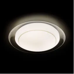 Потолочный светодиодный светильник Ambrella light Orbital Air F46 WH 48W D450