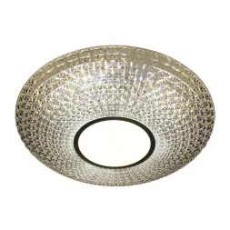 Потолочный светодиодный светильник Ambrella light Orbital Crystal F101 CL 48W D400