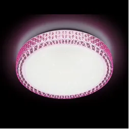 Потолочный светодиодный светильник Ambrella light Orbital Crystal F85 PI 48W D400