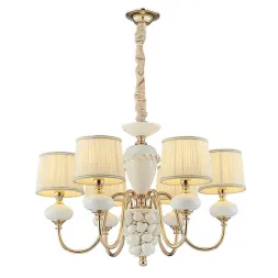 Подвесная люстра Lumien Hall Макей 1031/6H-GD-WT