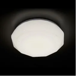 Потолочный светодиодный светильник Ambrella light Orbital Fly Simple F575 WH 15W 4200K D300