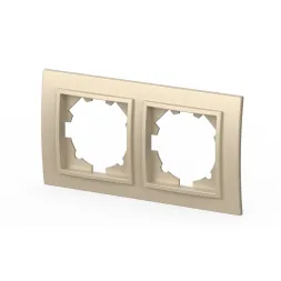Рамка двухместная ELBI Zena 500-012500-226