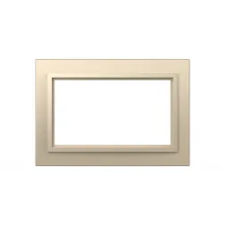 Рамка для двухместной розетки с заземлением ELBI Zena 608-012500-907