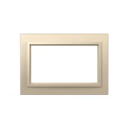 Рамка для двухместной розетки без заземления ELBI Zena 608-012500-908
