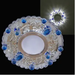 Встраиваемый светильник Reluce 14339-9.0-001LD MR16+LED3W WT+BL