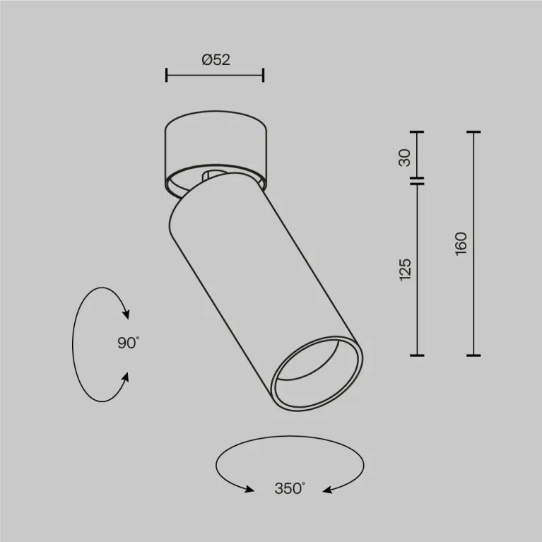 Спот Maytoni Technical Focus Led C055CL-L12W2.7K-SS-B в Нижнем Новгороде