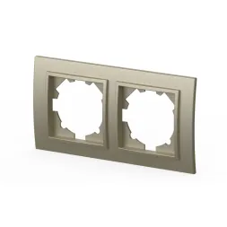 Рамка двухместная ELBI Zena 500-011400-226