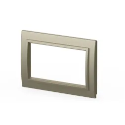 Рамка для двухместной розетки с заземлением ELBI Zena 608-011400-907