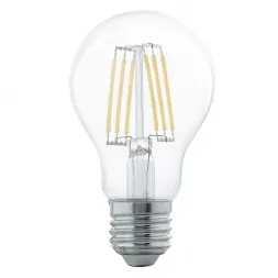 Лампа светодиодная филаментная Eglo E27 6W 2700К прозрачная 11501