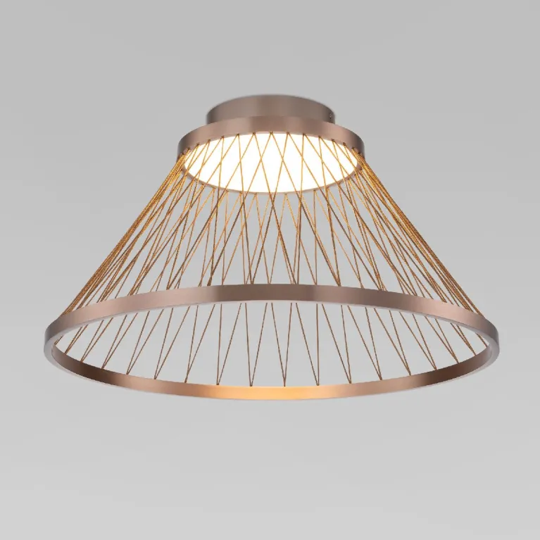 Потолочная люстра Eurosvet Cesta 40019/1 LED коричневый a069291 в Нижнем Новгороде