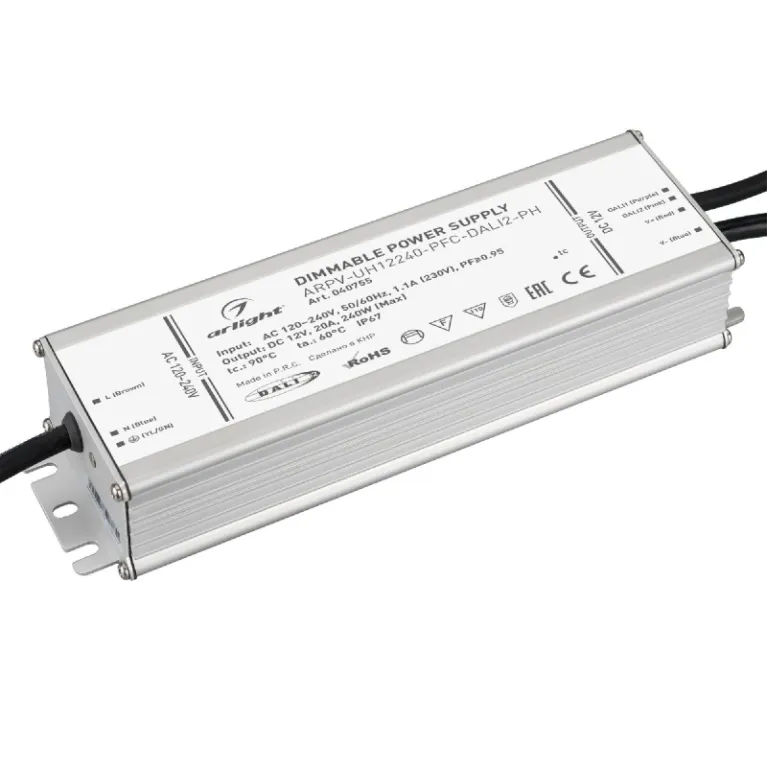 Блок питания Arlight ARPV-UH12240-PFC-DALI2-PH 12V, 20A, 240W IP67 040755 в Нижнем Новгороде