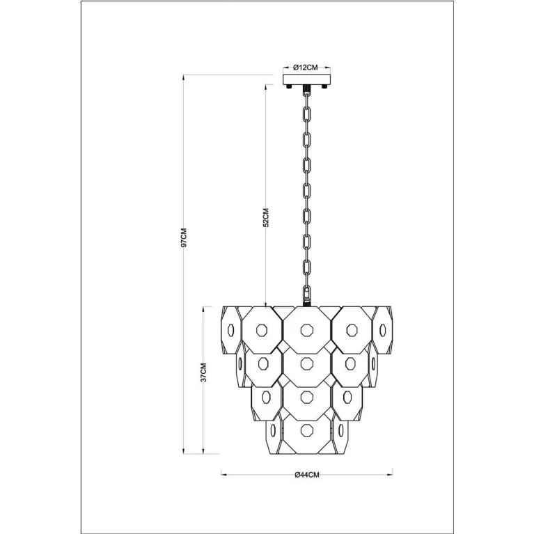 Подвесная люстра Arte Lamp Lambrusco A4069LM-7AB в Нижнем Новгороде
